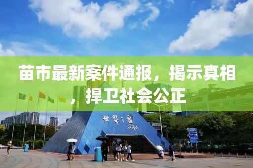 苗市最新案件通報，揭示真相，捍衛(wèi)社會公正