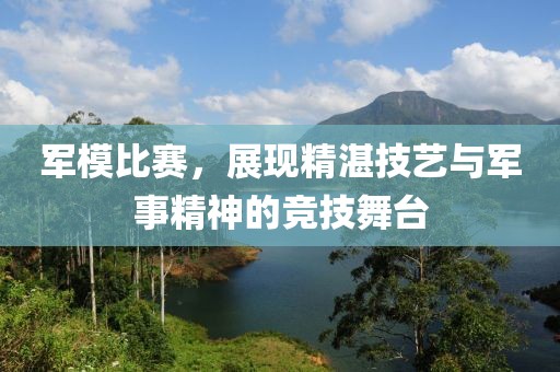 軍模比賽，展現(xiàn)精湛技藝與軍事精神的競技舞臺