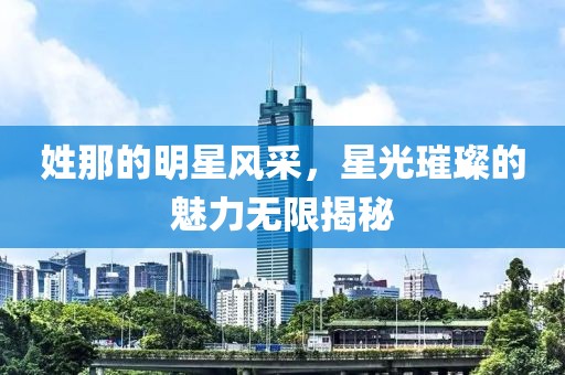 姓那的明星風(fēng)采，星光璀璨的魅力無限揭秘