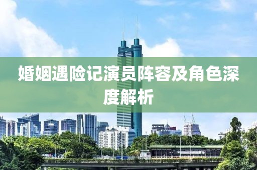 婚姻遇險(xiǎn)記演員陣容及角色深度解析
