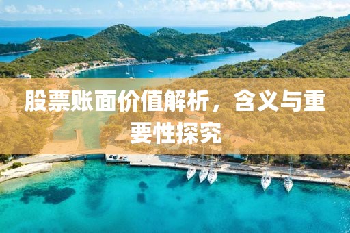股票賬面價(jià)值解析，含義與重要性探究