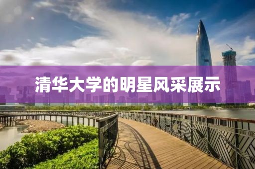 清華大學的明星風采展示