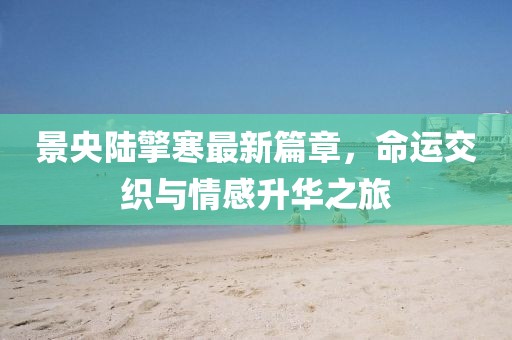 景央陸擎寒最新篇章，命運(yùn)交織與情感升華之旅