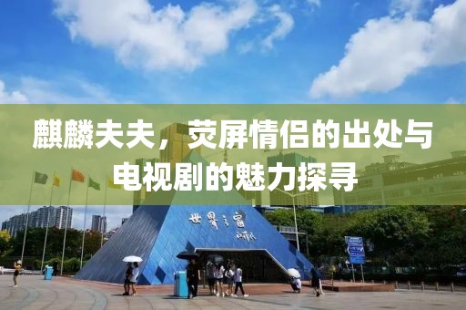 麒麟夫夫，熒屏情侶的出處與電視劇的魅力探尋