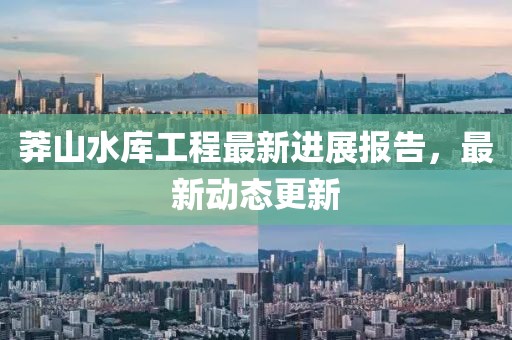 莽山水庫工程最新進展報告，最新動態(tài)更新