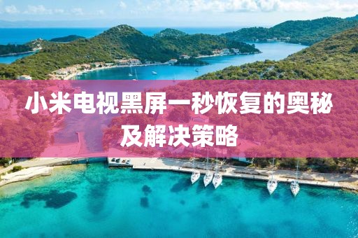 小米電視黑屏一秒恢復(fù)的奧秘及解決策略