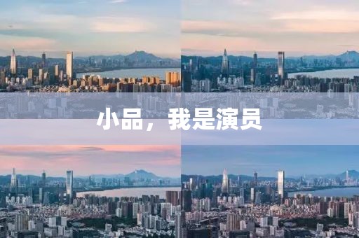 小品，我是演員