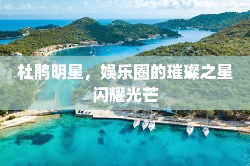 杜鵑明星，娛樂圈的璀璨之星閃耀光芒