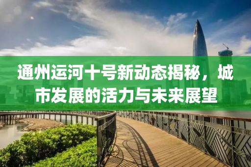通州運河十號新動態(tài)揭秘，城市發(fā)展的活力與未來展望