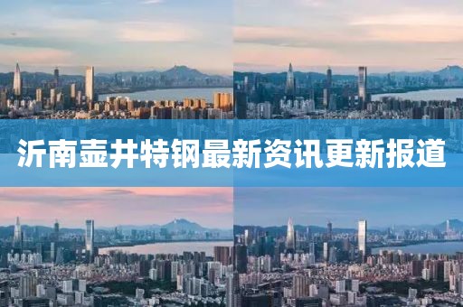 沂南壺井特鋼最新資訊更新報(bào)道