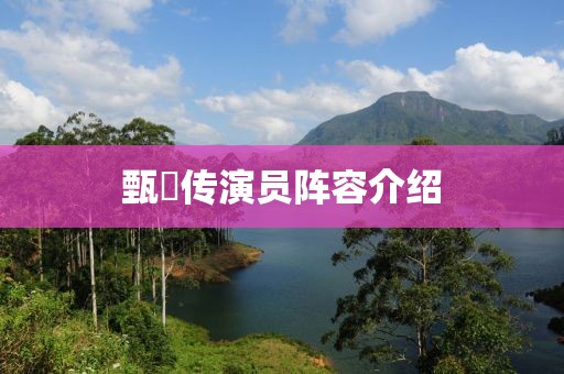 甄嬛傳演員陣容介紹