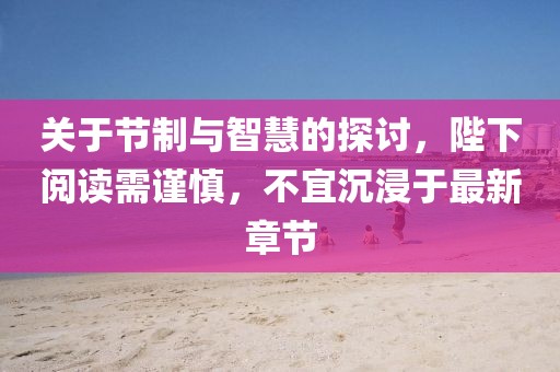 關(guān)于節(jié)制與智慧的探討，陛下閱讀需謹(jǐn)慎，不宜沉浸于最新章節(jié)