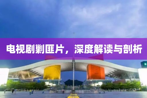 電視劇剿匪片，深度解讀與剖析