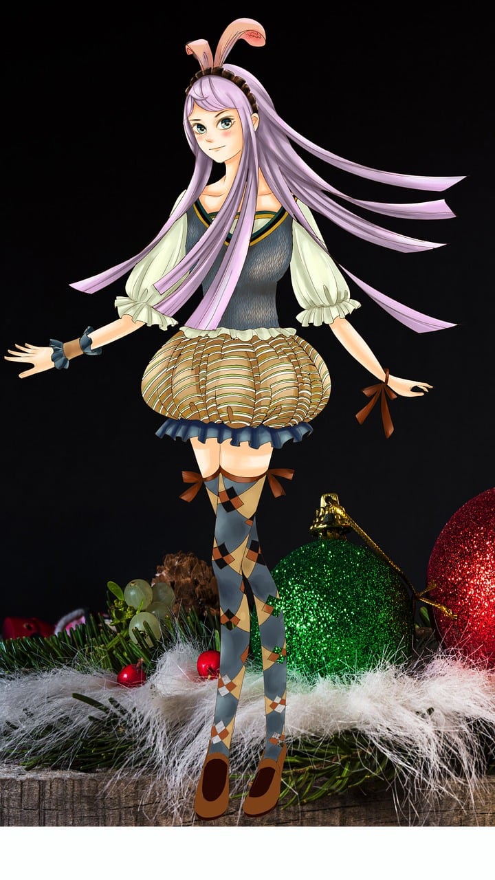 二次元世界探索，動漫少女美圖欣賞